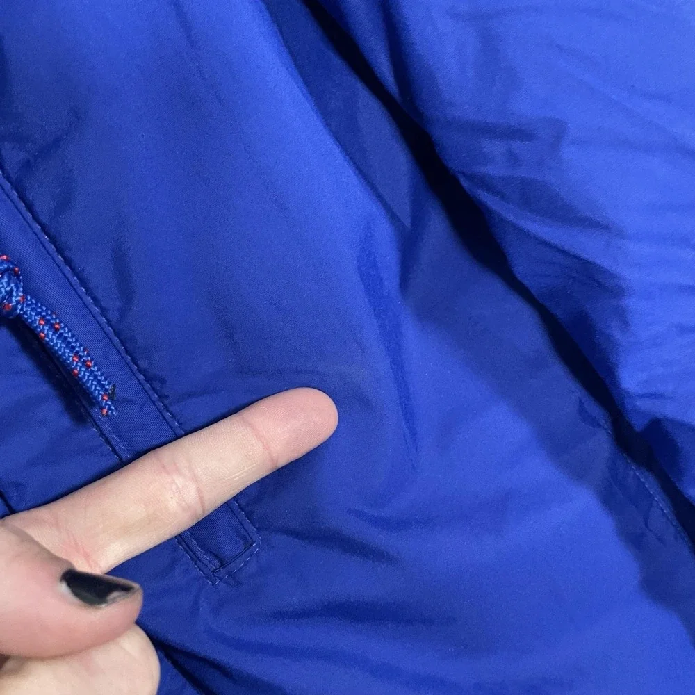 Vintage The North Face Jacket Mens Medium Blue Down Puffer Made USA Ski Outdoor